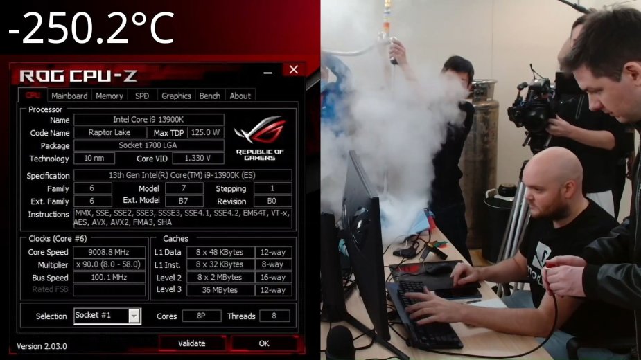 ASUS pobił rekord taktowania CPU. Granica 9 GHz w końcu przełamana