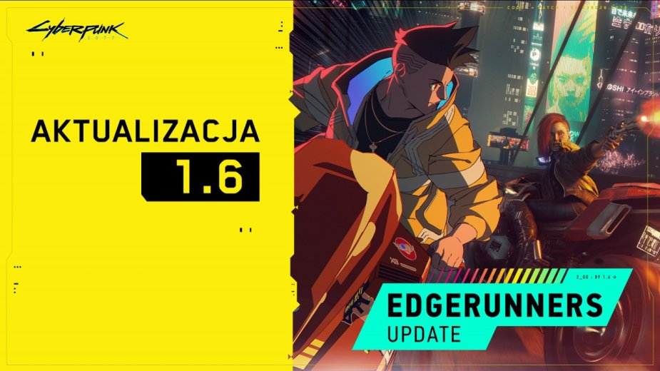 Cyberpunk 2077. CD Projekt zapowiada pierwszy dodatek i prezentuje aktualizację 1.6