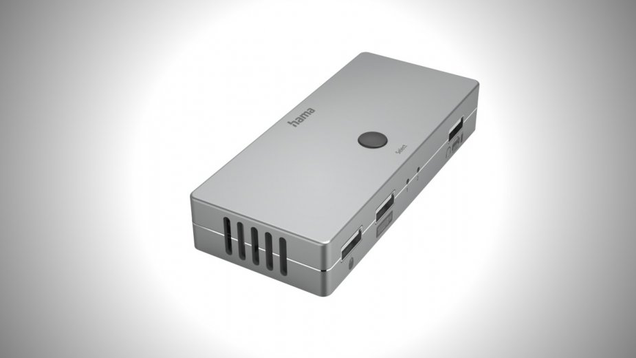 Oszczędź miejsce na biurku dzięki przełącznikowi między wieloma komputerami KVM Hama Conntect2Switch