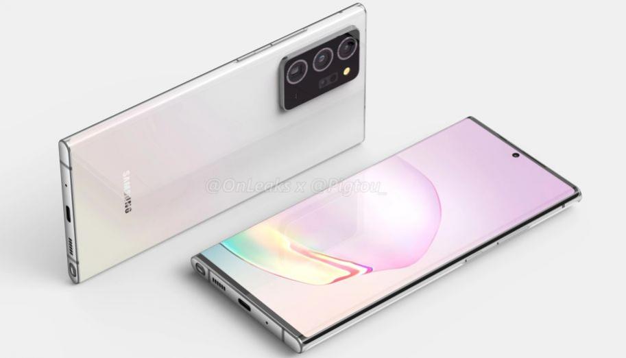 Samsung Galaxy Note 20 i Note 20+ zaprezentowane na renderach