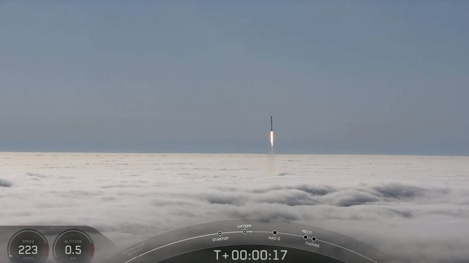 SpaceX pochwaliło się materiałem wideo z udanego startu ich rakiety
