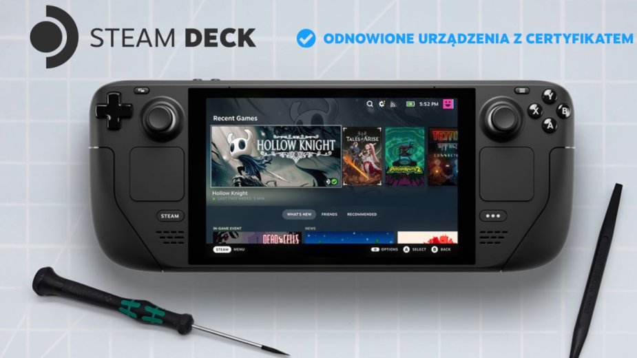 Valve sprzedaje odnowione konsole Steam Deck. Mogą być wydajniejsze od nówek