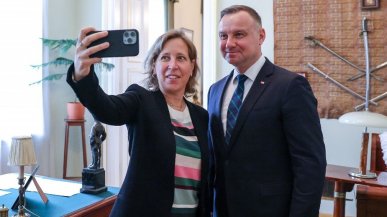 Andrzej Duda spotkał się z CEO YouTube w sprawie dezinformacji i działań w Polsce