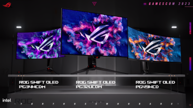 ASUS zapowiada trzy nowe monitory OLED dla graczy, w tym pierwszy 4K