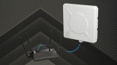 D-Link DWP‑812KT + DIR-825 - test zestawu LTE z anteną zewnętrzną