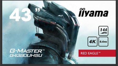 iiyama G-Master G4380UHSU-B1 Red Eagle - 43-calowy monitor 4K dla graczy ceniących szybkość i jakość