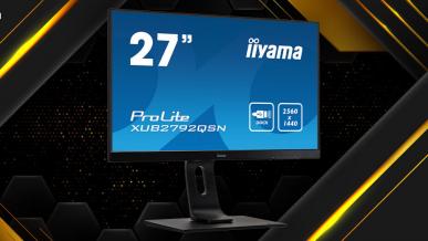iiyama ProLite XUB2792QSN-B1 - test biurowego monitora QHD IPS ze stacją dokującą