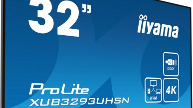 iiyama ProLite XUB3293UHSN-B1 i XCB3494WQSN-B1 - monitory z KVM i stacją dokującą USB-C