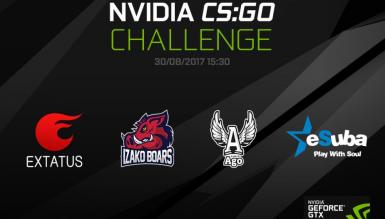 Izako Boars i AGO Gaming zagrają o 2500 dolarów w NVIDIA CS:GO Challenge