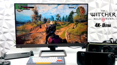 Ktoś połączył i przetestował Steam Deck z Radeonem RX 6900 XT. Wiedźmin 3 w 4K? Bez problemów...