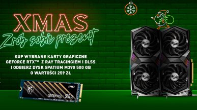 Kup karty graficzne MSI z serii GeForce RTX 3060 i zgarnij dysk SSD za darmo