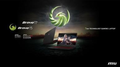 Laptopy MSI Bravo 15 i Bravo 17 - AMD z serii 4000 H i Radeon RX 5500M