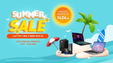 MSI rusza z wakacyjną promocją. Do zgarnięcia akcesoria o wartości ponad 1400 zł