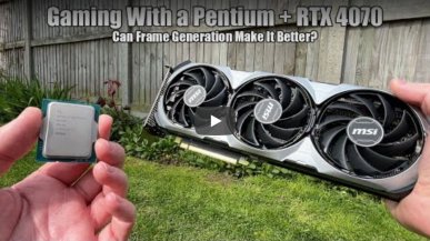 PC z GeForce RTX 4070 i dwurdzeniowym Intel Pentium przetestowany. Wyniki zaskakują