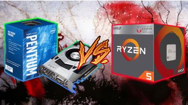 Ryzen 5 2400G vs Pentium G4600 i GeForce GTX 1050 – Test porównawczy