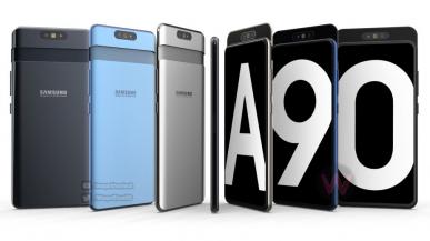 Samsung Galaxy A90 z rozsuwaną konstrukcją i obrotowym aparatem