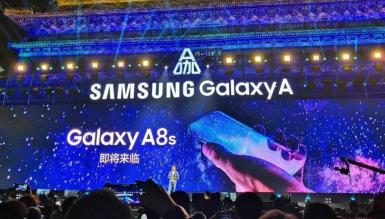 Samsung zwiastuje Galaxy A8s z otoworem na przednią kamerkę zamiast notcha