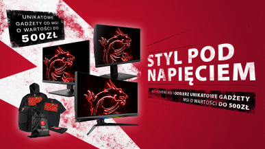 Styl pod napięciem. Kup monitory MSI i zgarnij gadżety o wartości do 500 zł