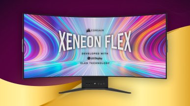 Test Corsair Xeneon Flex 45WQHD240. 45-calowy OLED dla graczy z opcją wyginania ekranu
