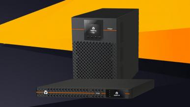 Test zasilacza UPS Vertiv EDGE-1000iRM1U z czystą sinusoidą i PF=0,9
