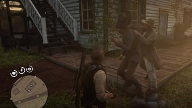Westworld w RDR2? Niezależna postać popełniła morderstwo na oczach gracza