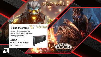 Godfall i WoW: Shadowlands wkrótce za darmo z kartami Radeon RX 5000