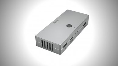 Oszczędź miejsce na biurku dzięki przełącznikowi między wieloma komputerami KVM Hama Conntect2Switch